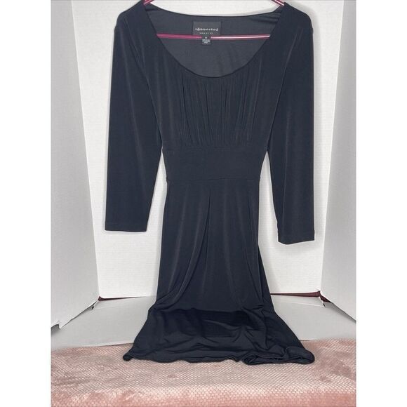 Connected Apparel Womens Dress Size 10 Black - Tie In Back - Picture 1 of 3